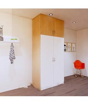 Tủ quần áo 043a - Gỗ MDF - Dài 1.2m (Cao 2.4m)